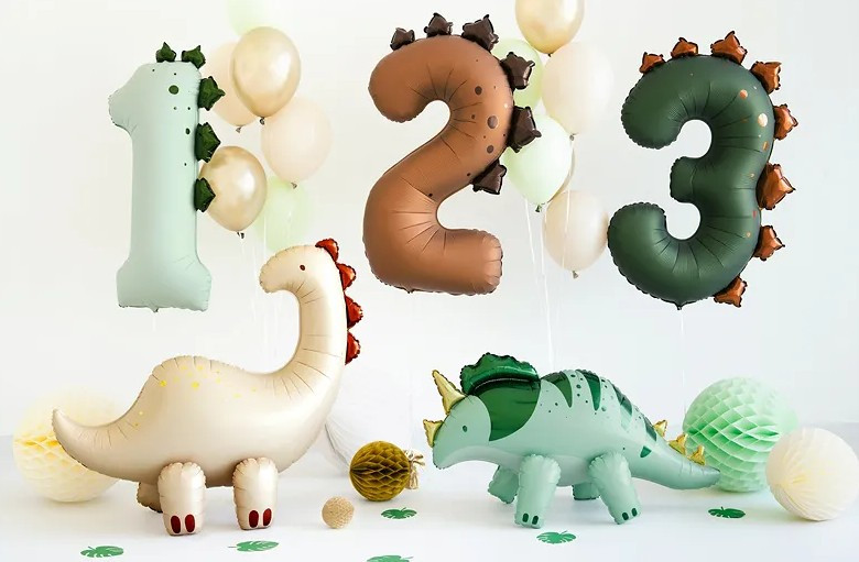 Balon foliowy stojący Brontozaur 91x85cm FB263 PartyDeco